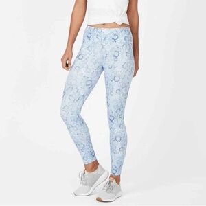 NWT Sweaty Betty Contour 7/8 Workout Leggings in Infinity Blue Magic Circle